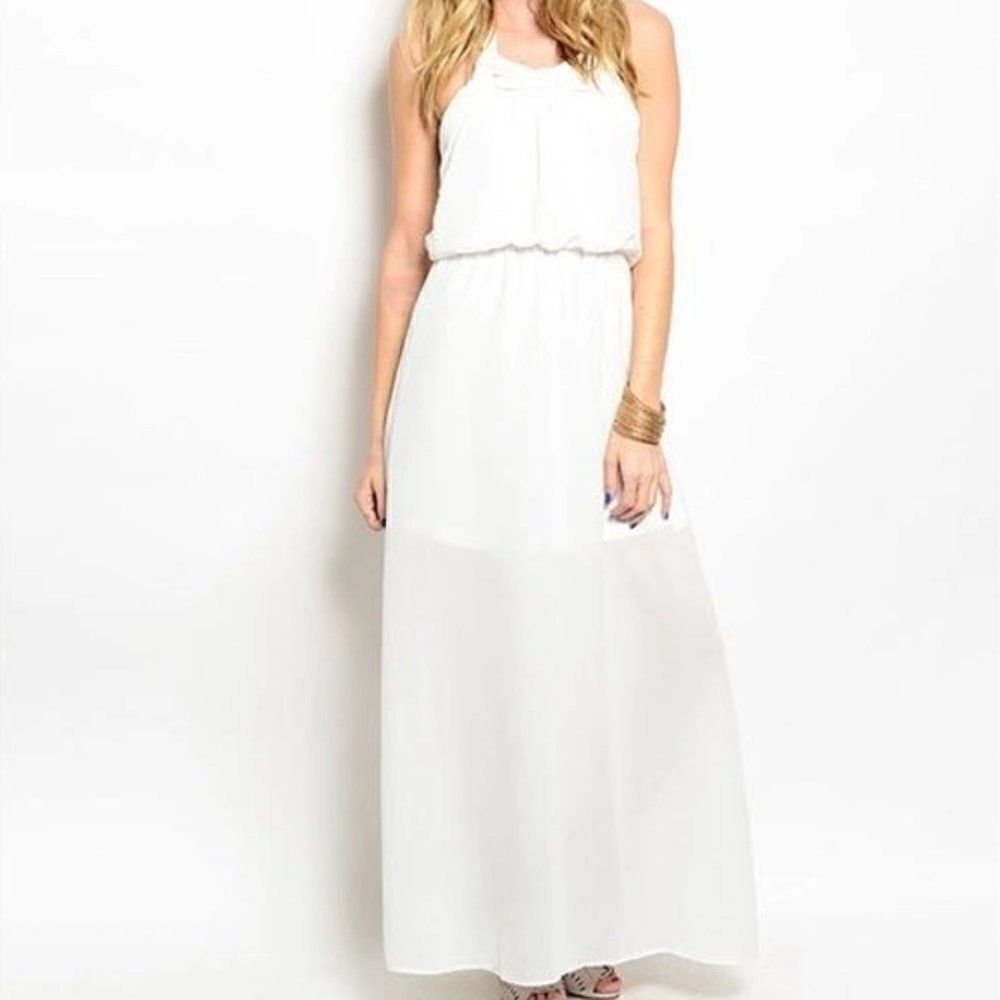 *Clearance*  Dany Collection White Maxi Dress